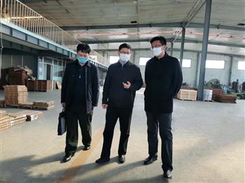 濟(jì)南市民營(yíng)企業(yè)服務(wù)一隊(duì)蒞臨金鋒鋸業(yè)指導(dǎo)工作！
